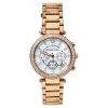 Michael Kors Mother Of Pearl Rose Gold Tone Stainless Steel Parker MK5491 Women's Wristwatch 39 Mm For Women