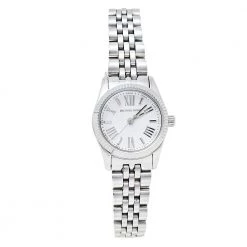 Michael Kors Silver Stainless Steel Lexington MK3228 Women's Wristwatch 26 Mm For Women