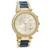 Michael Kors Champagne Gold Plated Stainless Steel Parker MK6238 Women's Wristwatch 39 Mm For Women