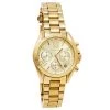 Michael Kors Yellow Gold Plated Stainless Steel Runway MK5798 Women's Wristwatch 36 Mm For Women