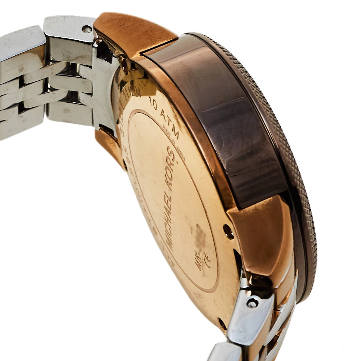 Michael Kors Mother Of Pearl Three-Tone Stainless Steel MK5642 Women's Wristwatch 37 Mm For Women - Image 7