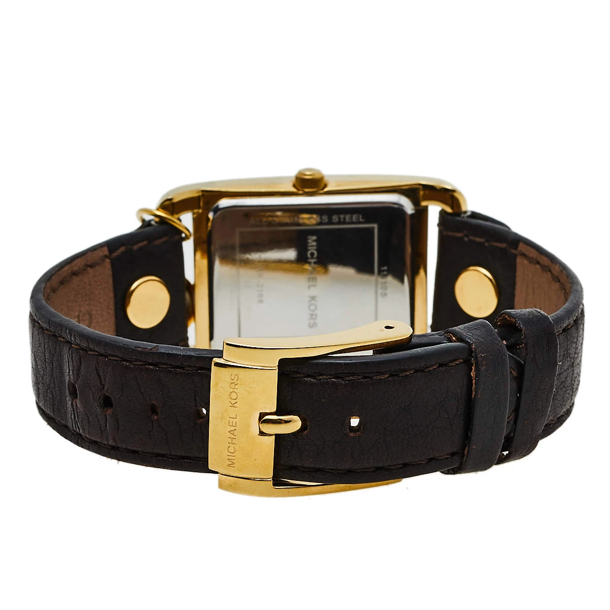 Michael Kors Gold Tone Stainless Steel Charm Jet Set MK2166 Women's Wristwatch 26 Mm For Women - Image 5