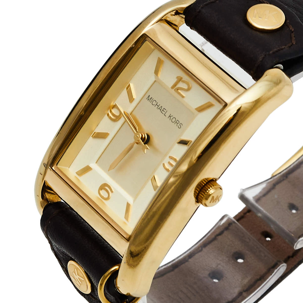 Michael Kors Gold Tone Stainless Steel Charm Jet Set MK2166 Women's Wristwatch 26 Mm For Women - Image 2