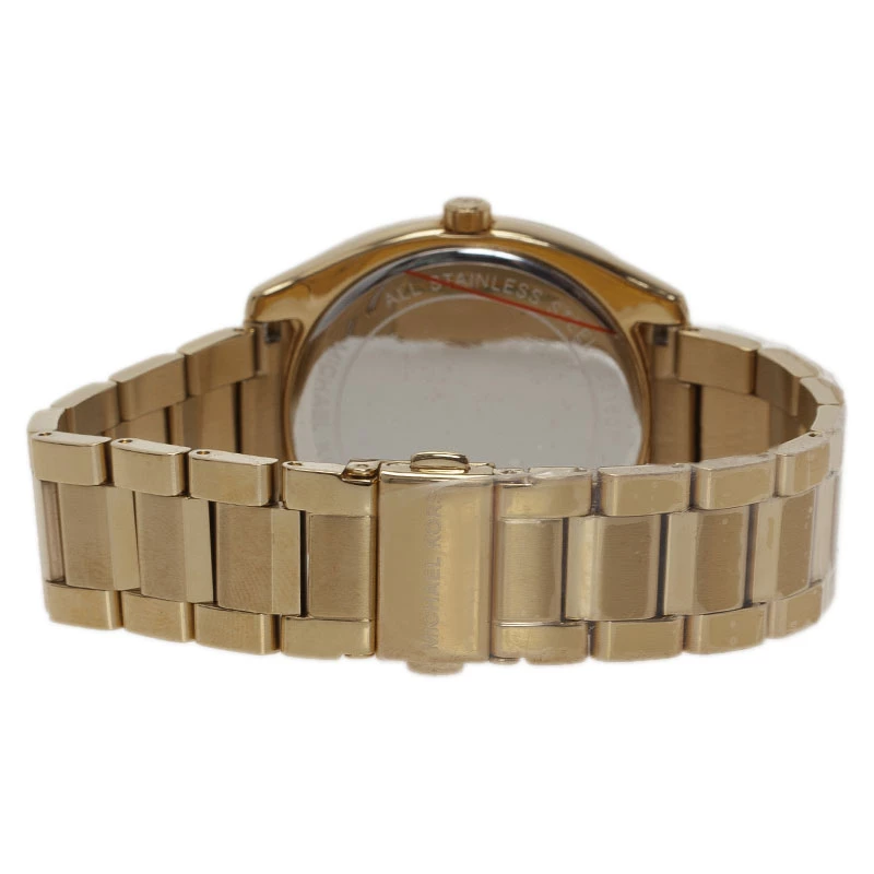 Michael Kors Gold Stainless Steel Diamond Bryn Women's Wristwatch 38MM For Women - Image 5