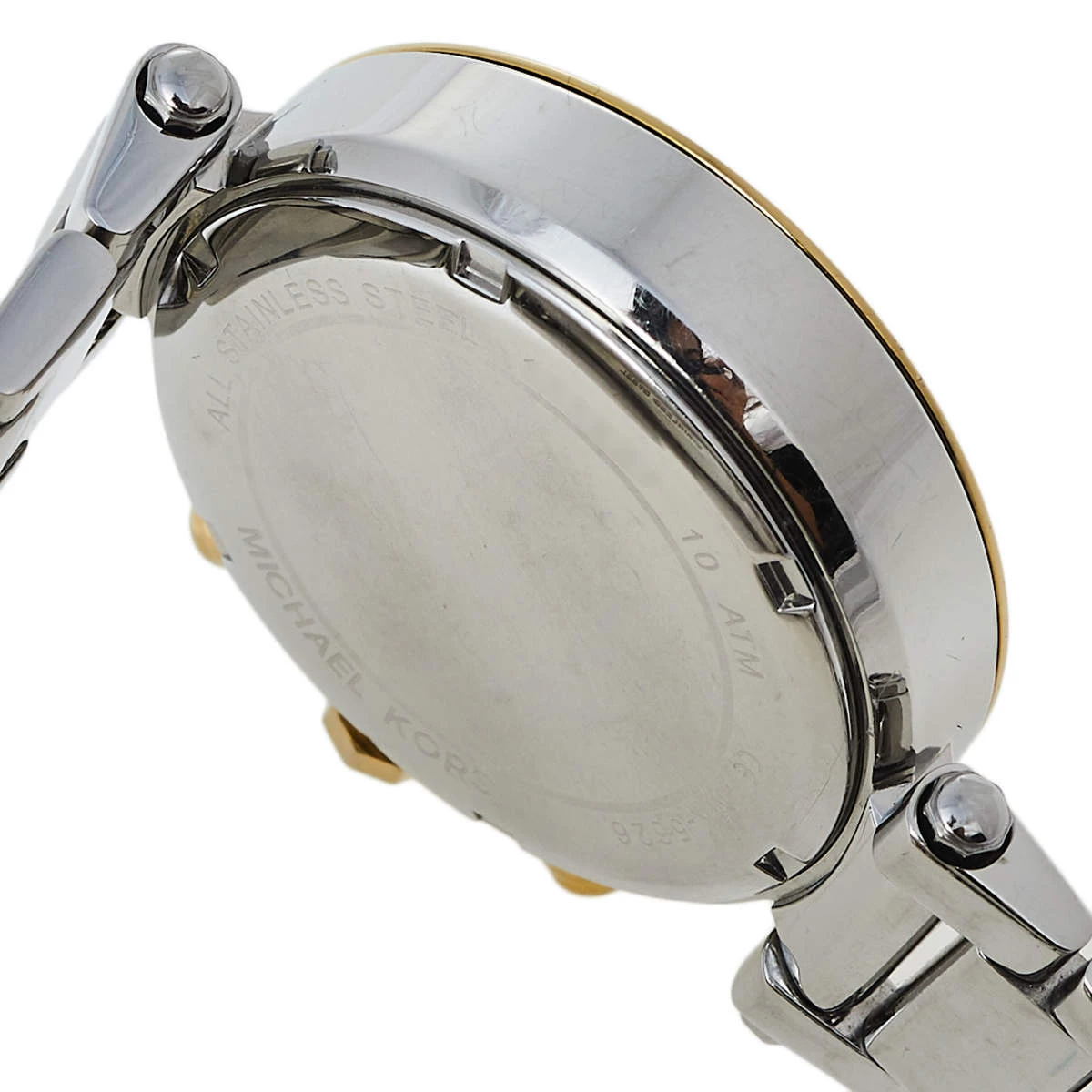 Michael Kors Silver Two-Tone Stainless Steel Parker MK5626 Women's Wristwatch 39 Mm For Women - Image 8