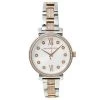 Michael Kors Silver Gold Plated Stainless Steel Sofie MK3880 Women's Wristwatch 36 MM For Women