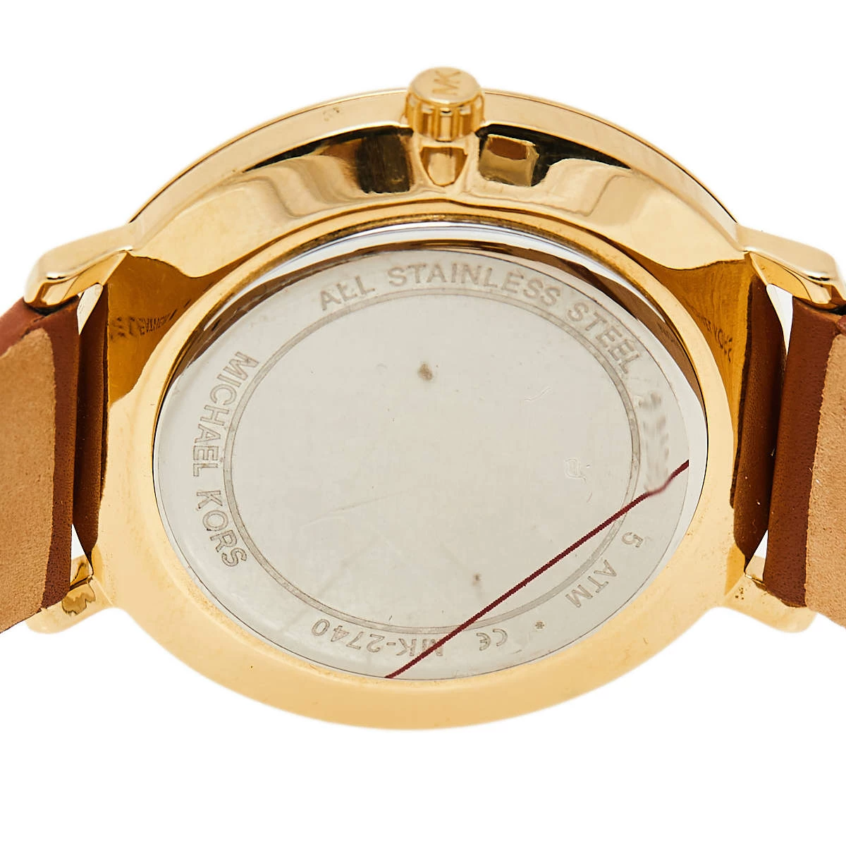 Michael Kors Silver Gold Tone Stainless Steel Pyper MK2740 Women's Wristwatch 38 MM For Women - Image 4