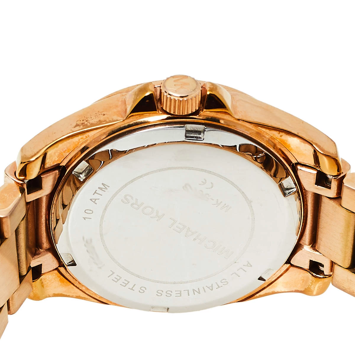 Michael Kors Rose Gold Tone Stainless Steel Blair MK5613 Women's Wristwatch 33 Mm For Women - Image 4