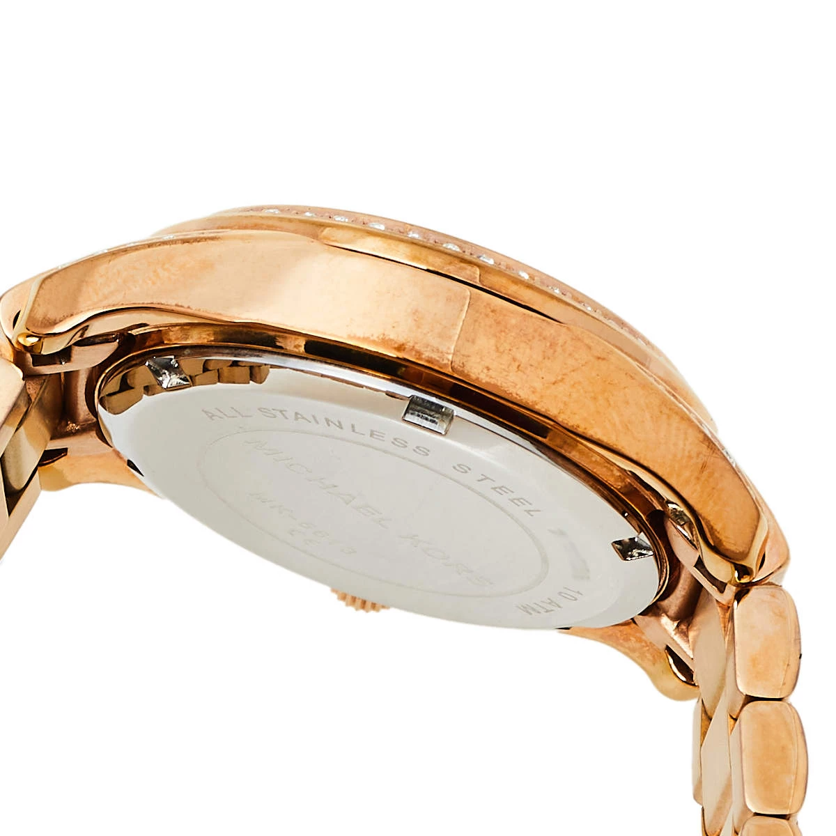 Michael Kors Rose Gold Tone Stainless Steel Blair MK5613 Women's Wristwatch 33 Mm For Women - Image 7