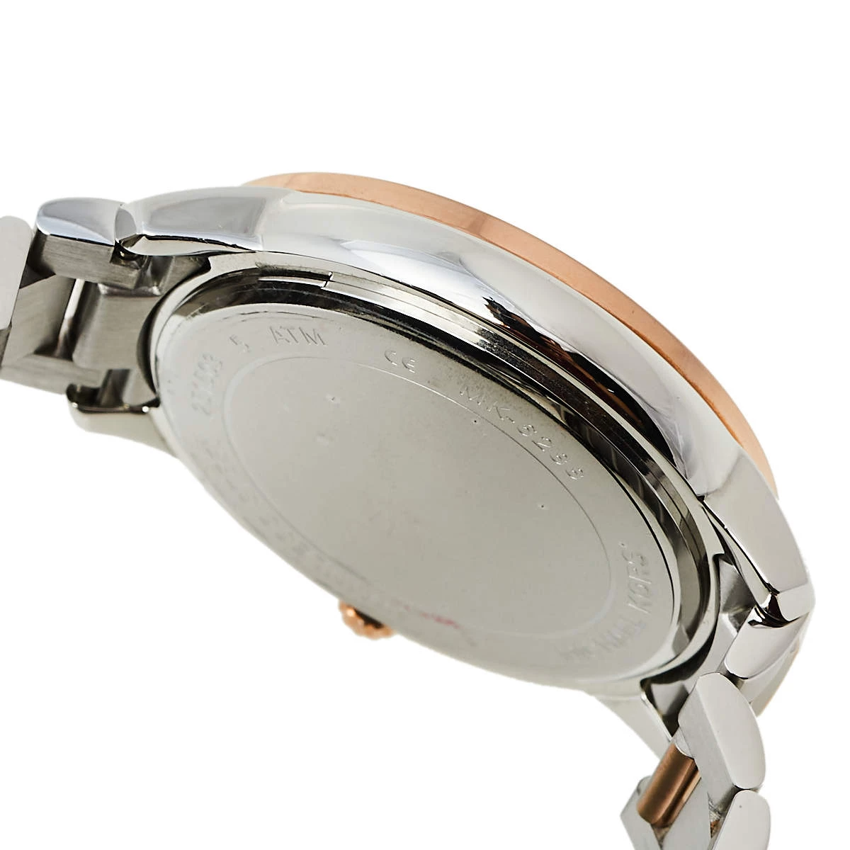 Michael Kors Mother Of Pearl Two-Tone Stainless Steel Madelyn MK6288 Women's Wristwatch 40 Mm For Women - Image 7