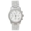 Michael Kors Silver Stainless Steel Runway Glitz MK5825 Women's Wristwatch 38 Mm For Women