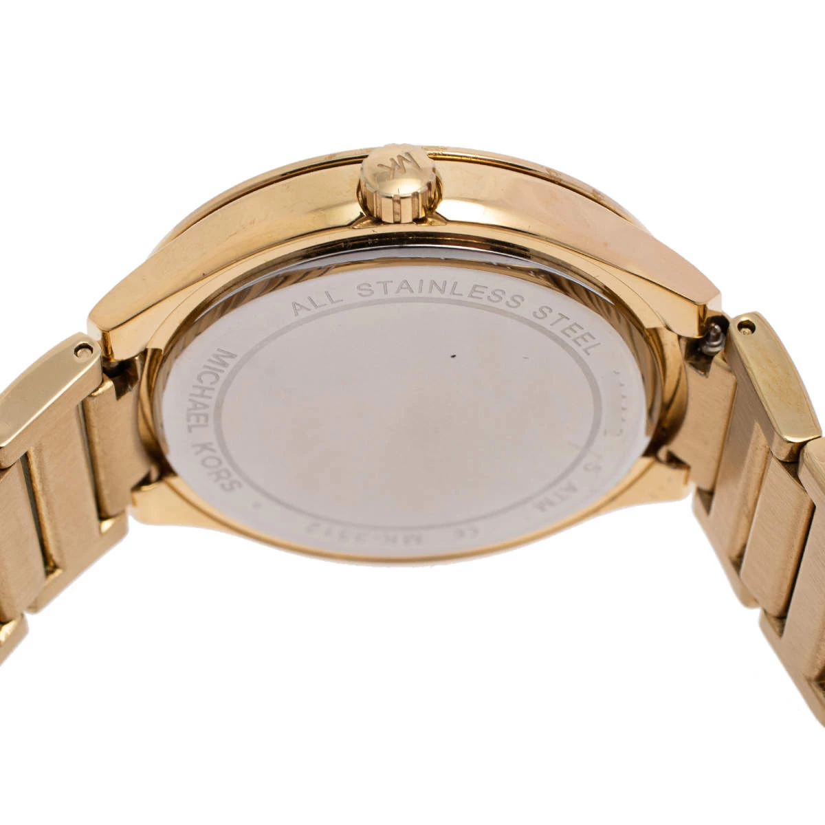 Michael Kors Mother Of Pearl Gold Tone Stainless Steel Kerry MK3312 Women's Wristwatch 37 Mm For Women - Image 4