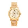Michael Kors Gold Tone Stainless Steel Horn Acetate MK4204 Women's Wristwatch 34 Mm For Women