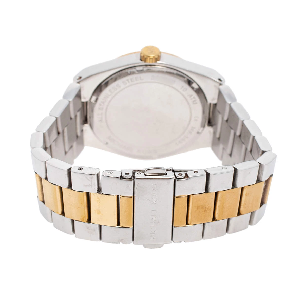 Michael Kors Blue Two-Tone Stainless Steel Channing MK5893 Women's Wristwatch 38 Mm For Women - Image 5