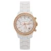 Michael Kors White Rose Gold Plated Stainless Steel MK5379 Women's Wristwatch 42 Mm For Women