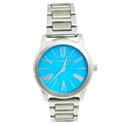 Michael Kors Blue Mother Of Pearl Stainless Steel Hartman MK3519 Women's Wristwatch 38 Mm For Women