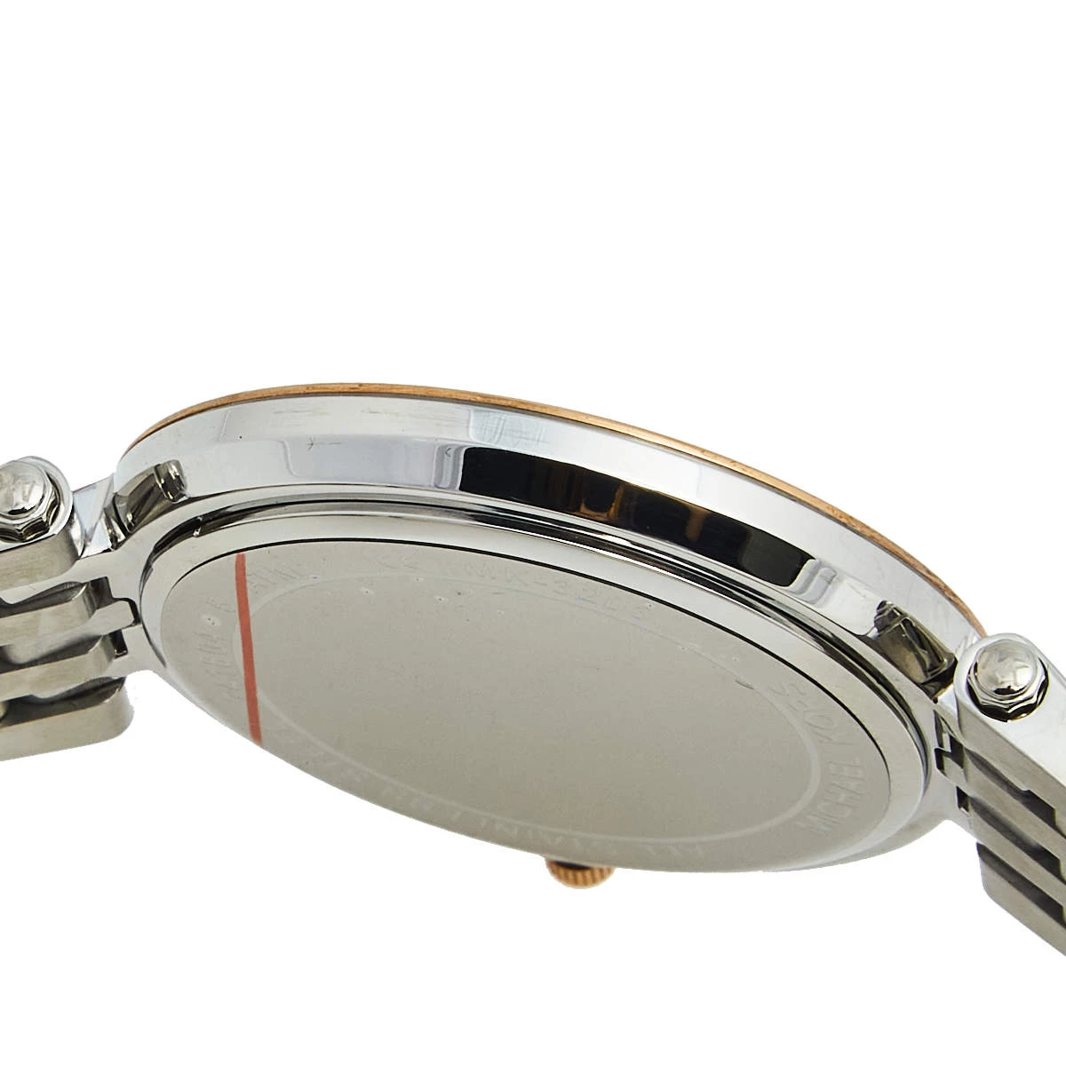 Michael Kors Silver Three Tone Stainless Steel Darci Pavé MK3203 Women's Wristwatch 39 Mm For Women - Image 6