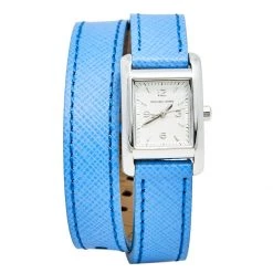 Michael Kors Silver Stainless Steel Leather Taylor Mini MK2339 Women's Wristwatch 20 Mm For Women