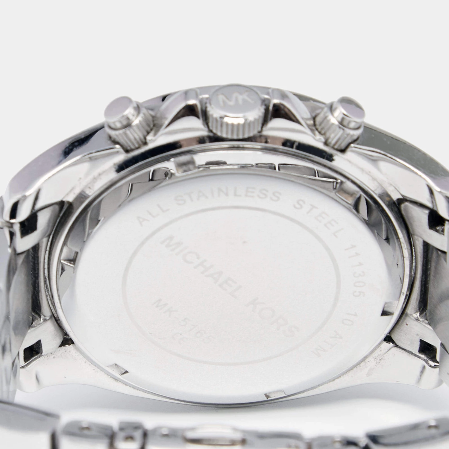 Michael Kors Silver Stainless Steel Blair MK5165 Women's Wristwatch 39 Mm For Women - Image 4