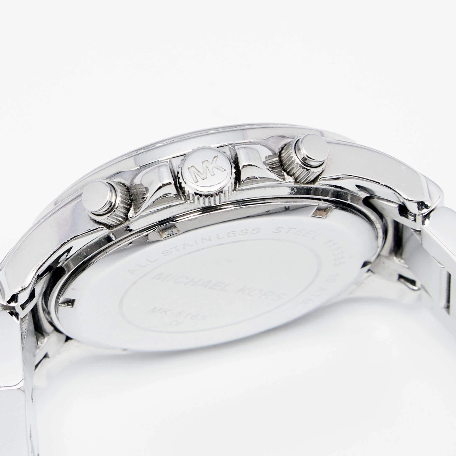 Michael Kors Silver Stainless Steel Blair MK5165 Women's Wristwatch 39 Mm For Women - Image 6