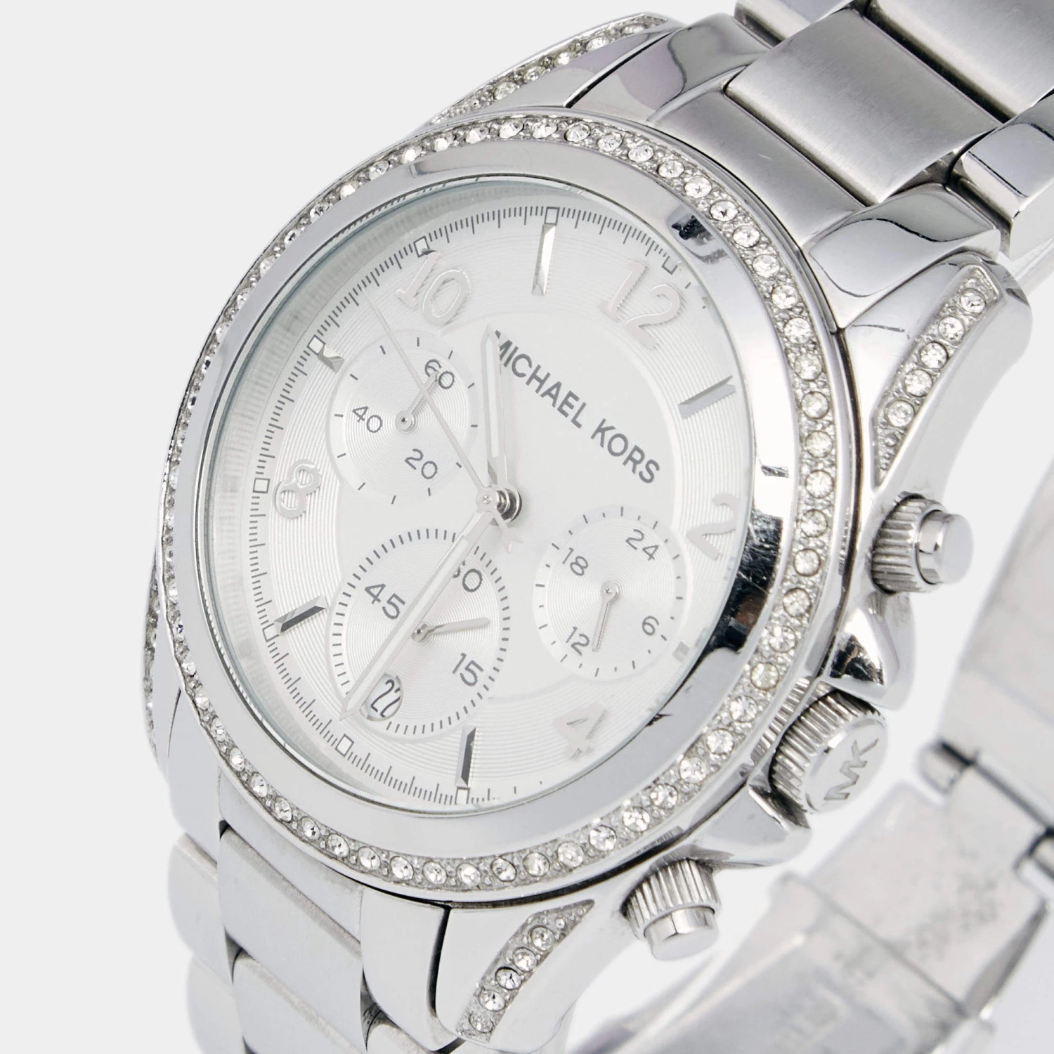 Michael Kors Silver Stainless Steel Blair MK5165 Women's Wristwatch 39 Mm For Women - Image 2