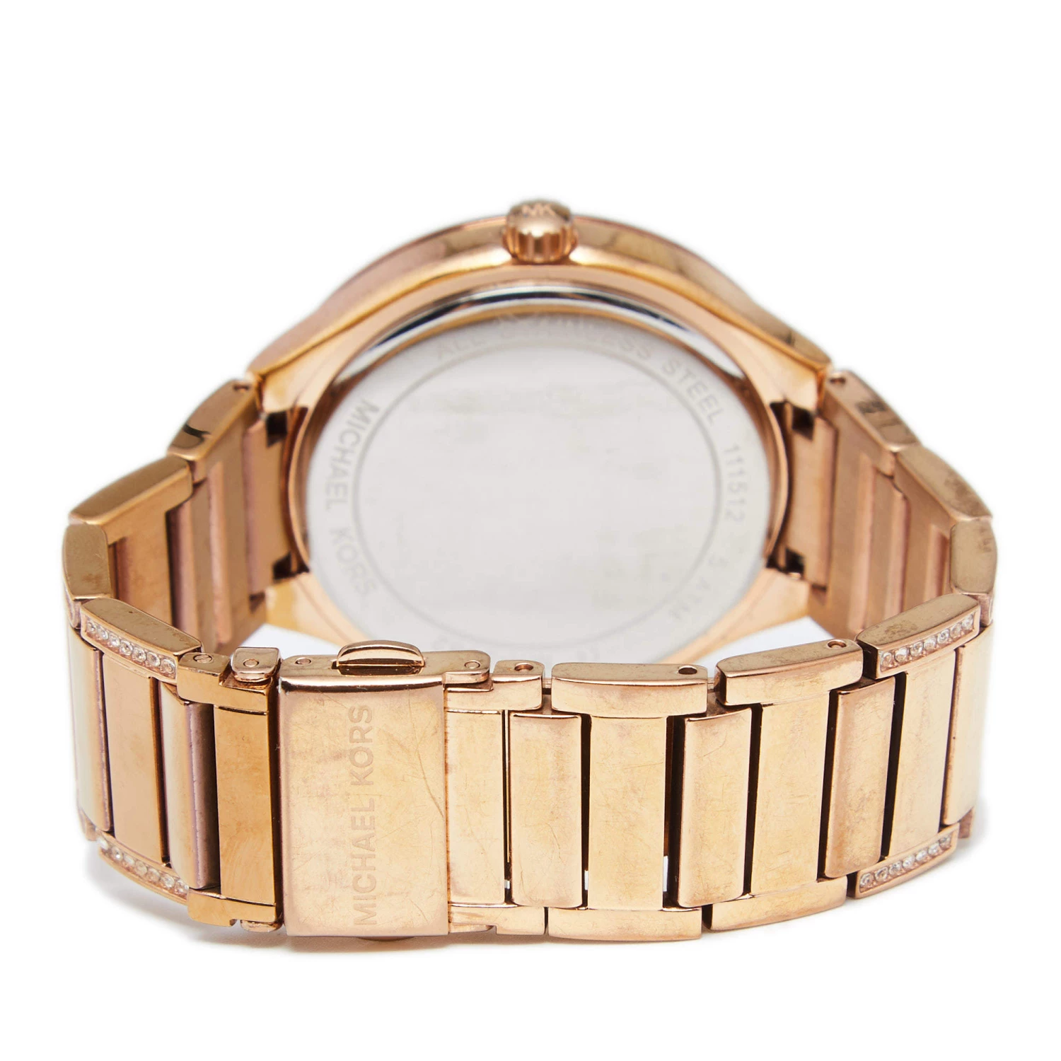 Michael Kors Mother Of Pearl Rose Gold Plated Stainless Steel Kerry MK3482 Women's Wristwatch 38 Mm For Women - Image 6