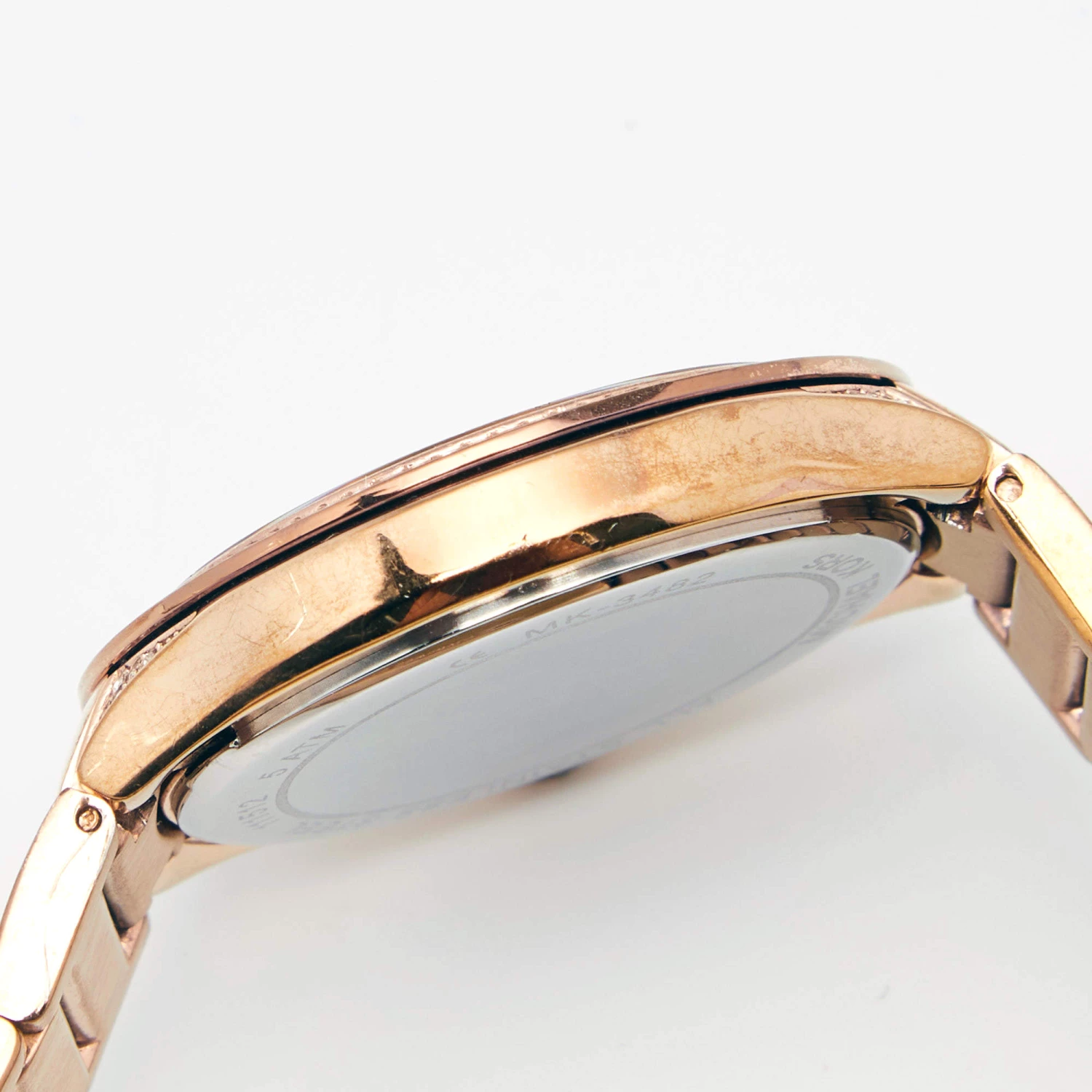 Michael Kors Mother Of Pearl Rose Gold Plated Stainless Steel Kerry MK3482 Women's Wristwatch 38 Mm For Women - Image 8