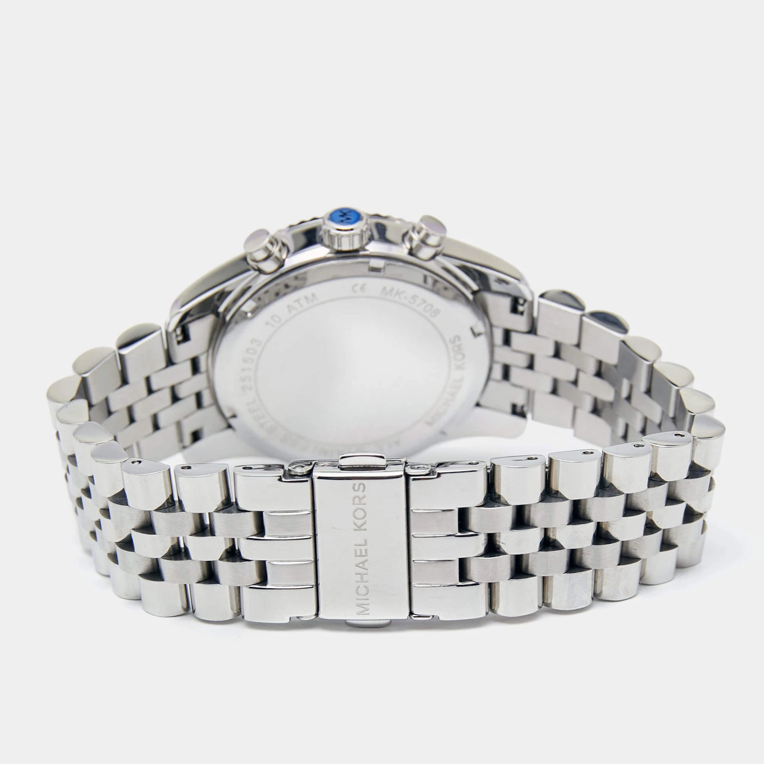 Michael Kors Black Stainless Steel Lexington MK5708 Unisex Wristwatch 38 Mm For Women - Image 5