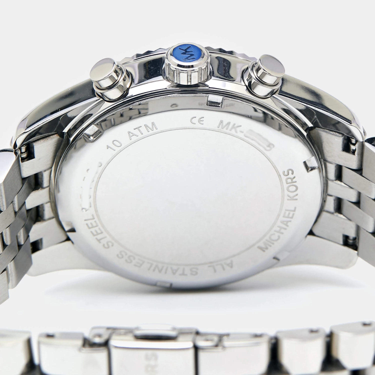 Michael Kors Black Stainless Steel Lexington MK5708 Unisex Wristwatch 38 Mm For Women - Image 4