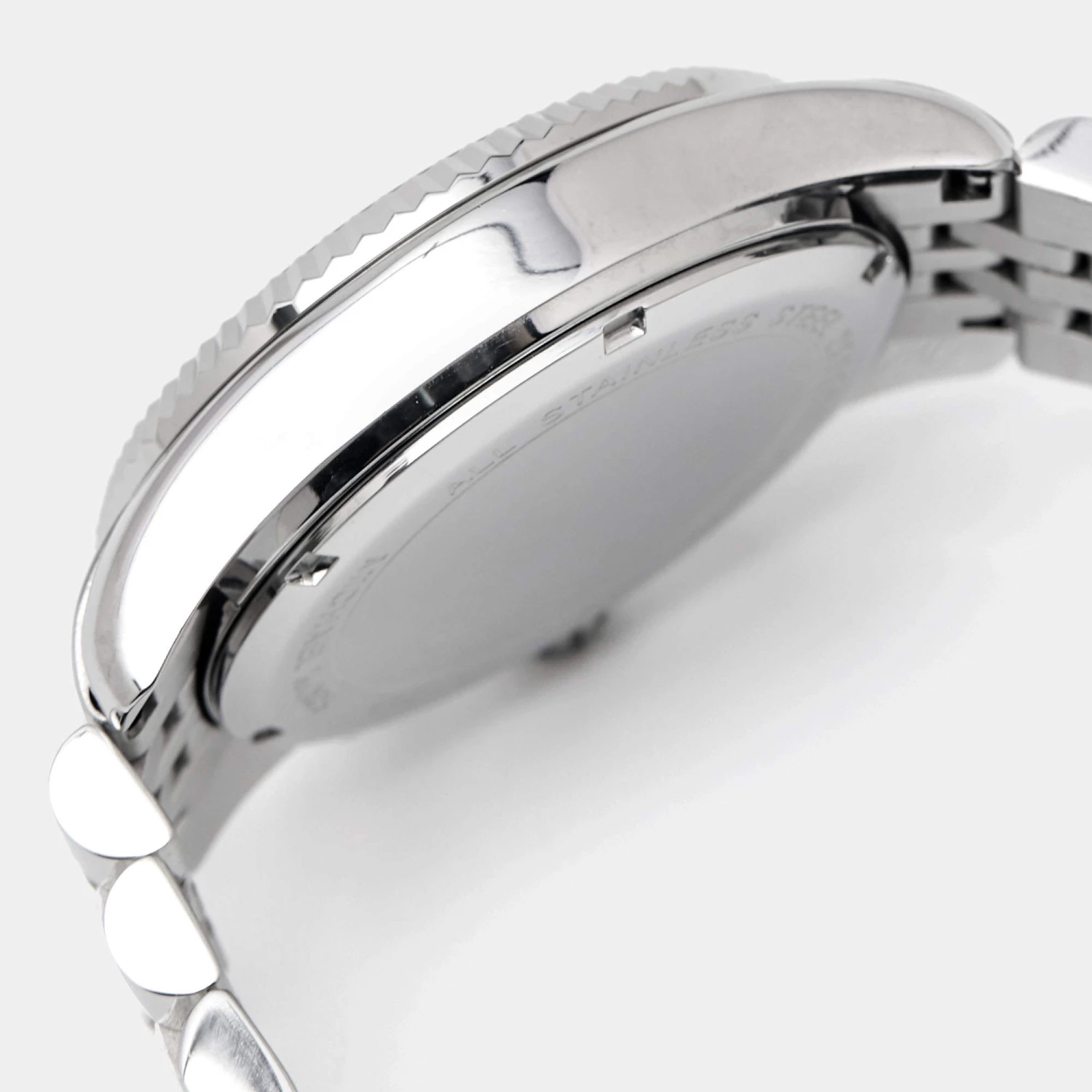 Michael Kors Black Stainless Steel Lexington MK5708 Unisex Wristwatch 38 Mm For Women - Image 7