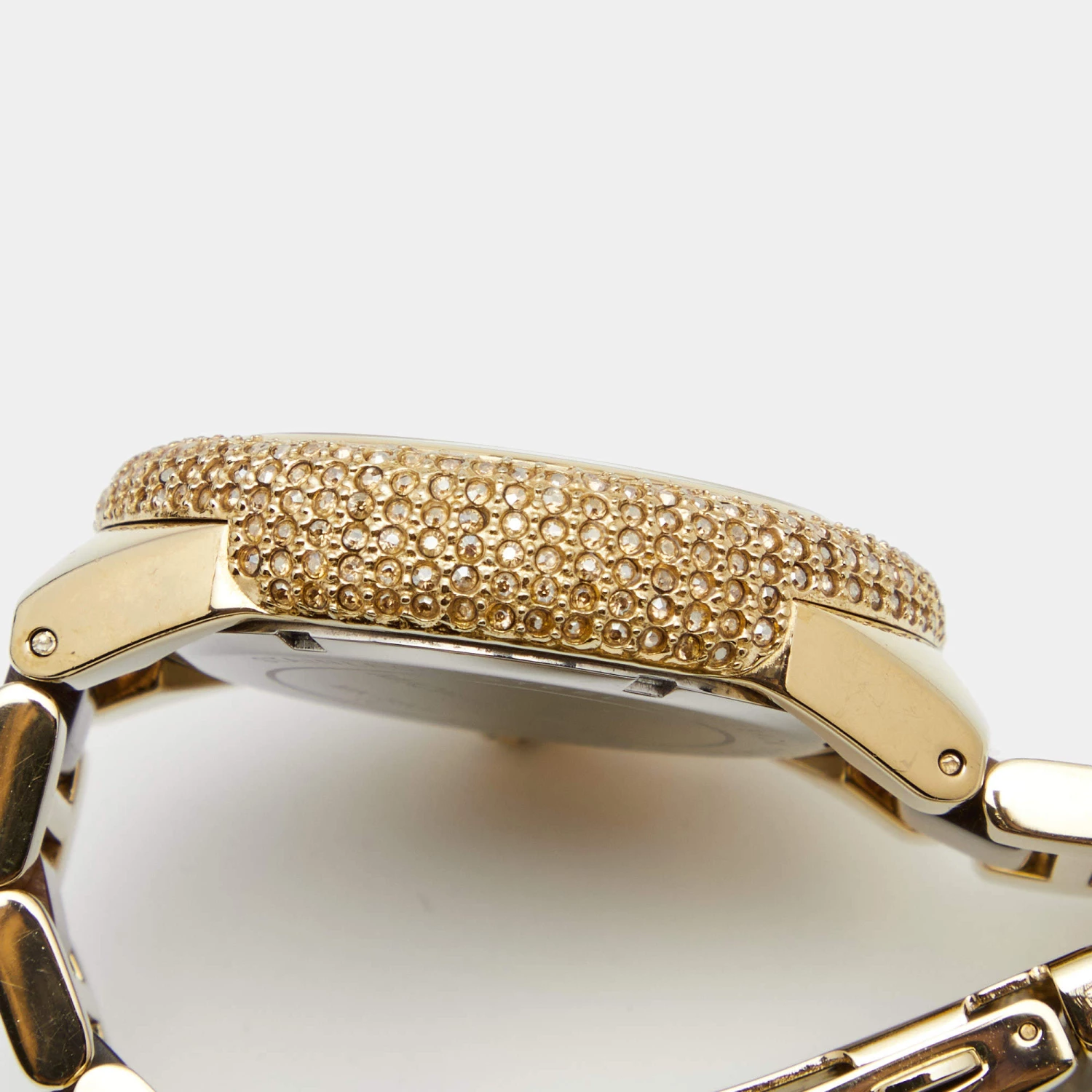 Michael Kors Multicolor Gold Plated Stainless Steel Acetate Camille MK5901 Women's Wristwatch 43 Mm For Women - Image 7