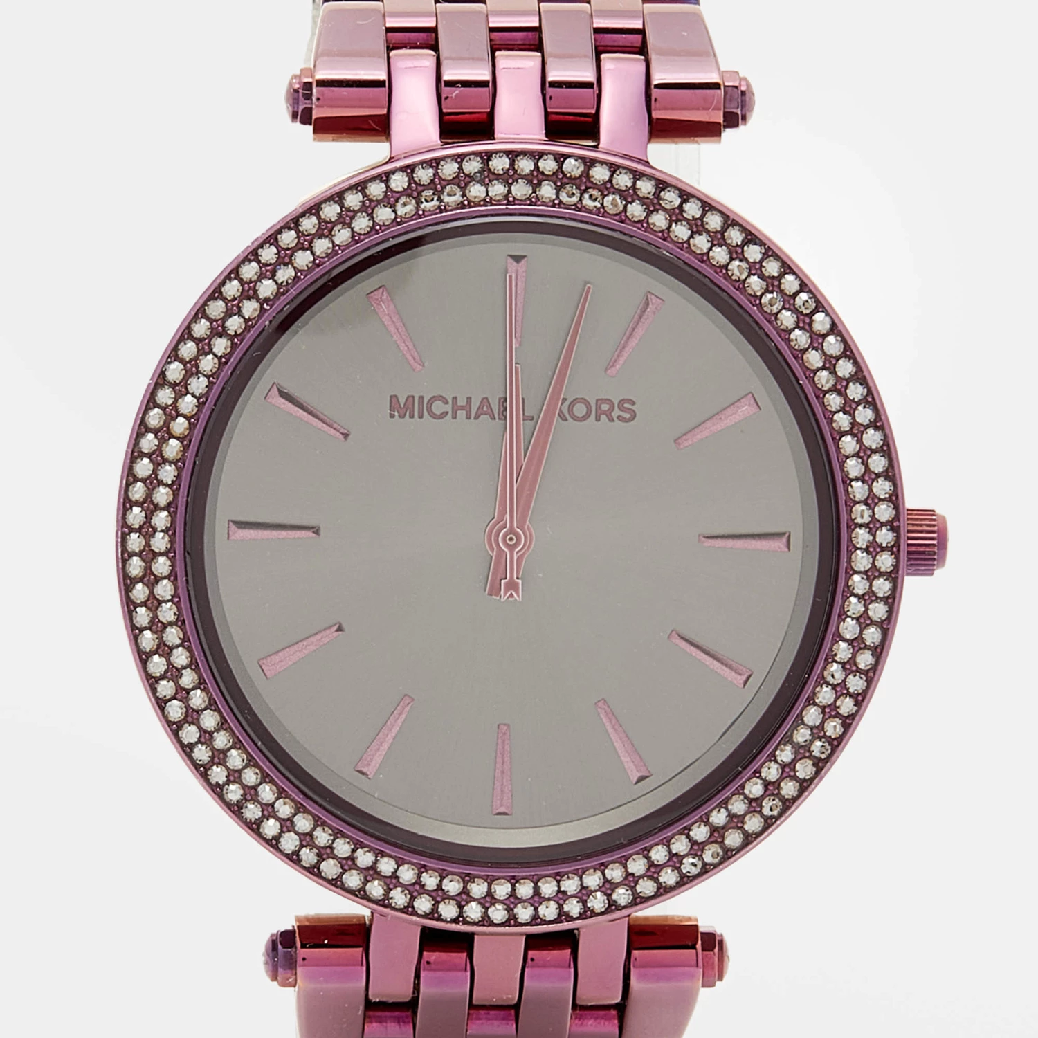 Michael Kors Grey PVD Coated Stainless Steel Darci MK3554 Women's Wristwatch 39 Mm For Women - Image 3