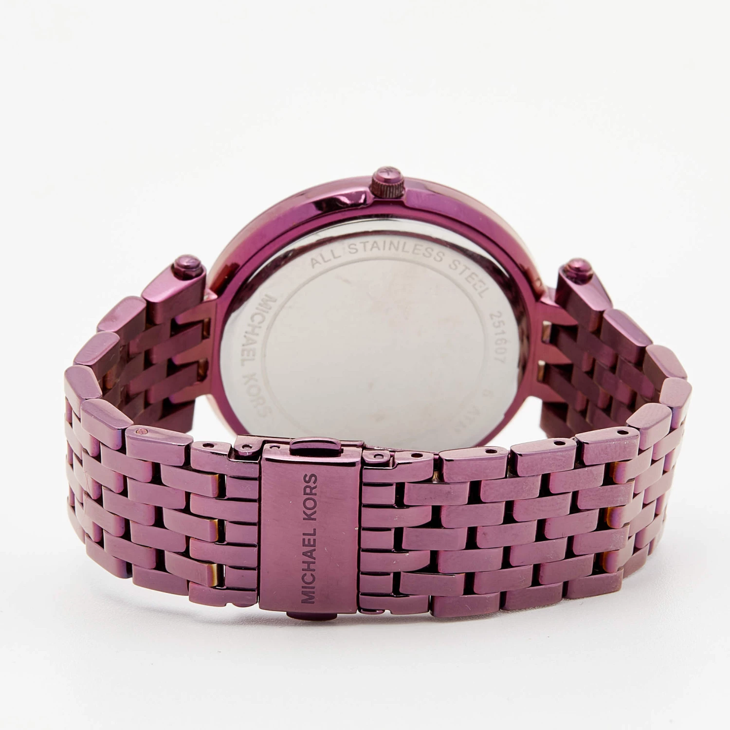 Michael Kors Grey PVD Coated Stainless Steel Darci MK3554 Women's Wristwatch 39 Mm For Women - Image 5