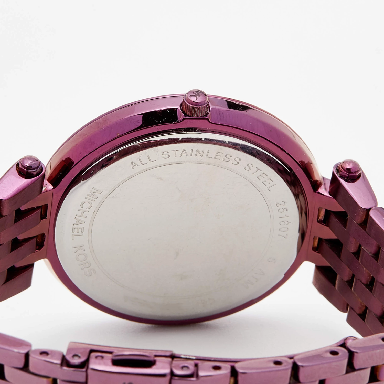 Michael Kors Grey PVD Coated Stainless Steel Darci MK3554 Women's Wristwatch 39 Mm For Women - Image 4