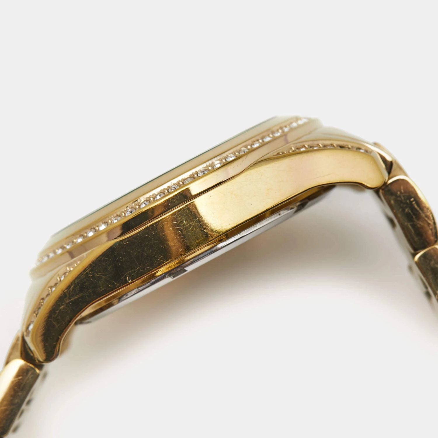 Michael Kors Yellow Gold PVD Coated Stainless Steel Blair MK5166 Unisex Wristwatch 39 Mm For Women - Image 7