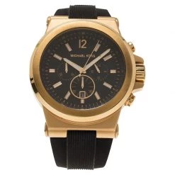 Michael Kors Brown Gold-Plated Stainless Steel Dylan MK8184 Men's Wristwatch 45MM For Men