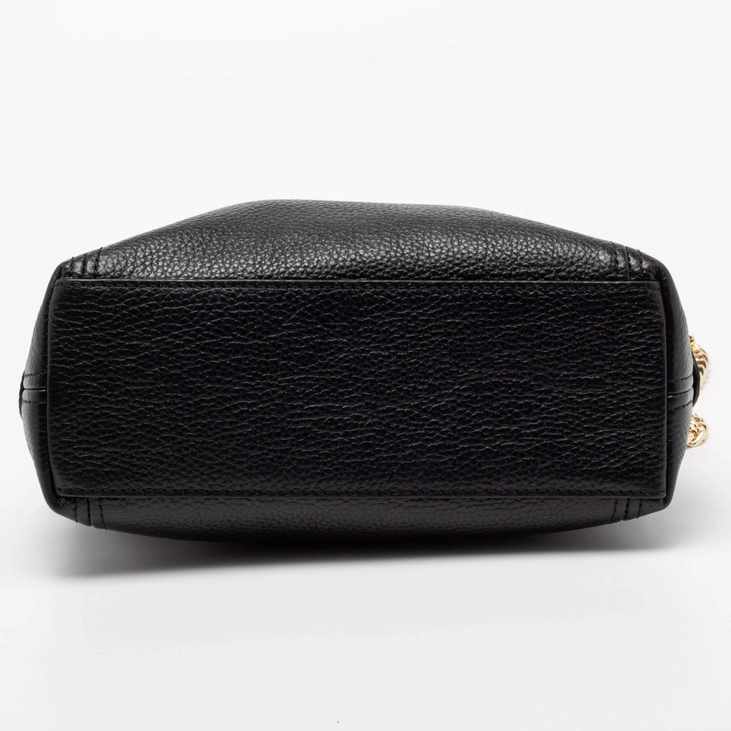 Michael Kors Black Leather Jet Set Chain Shoulder Bag For Women - Image 6