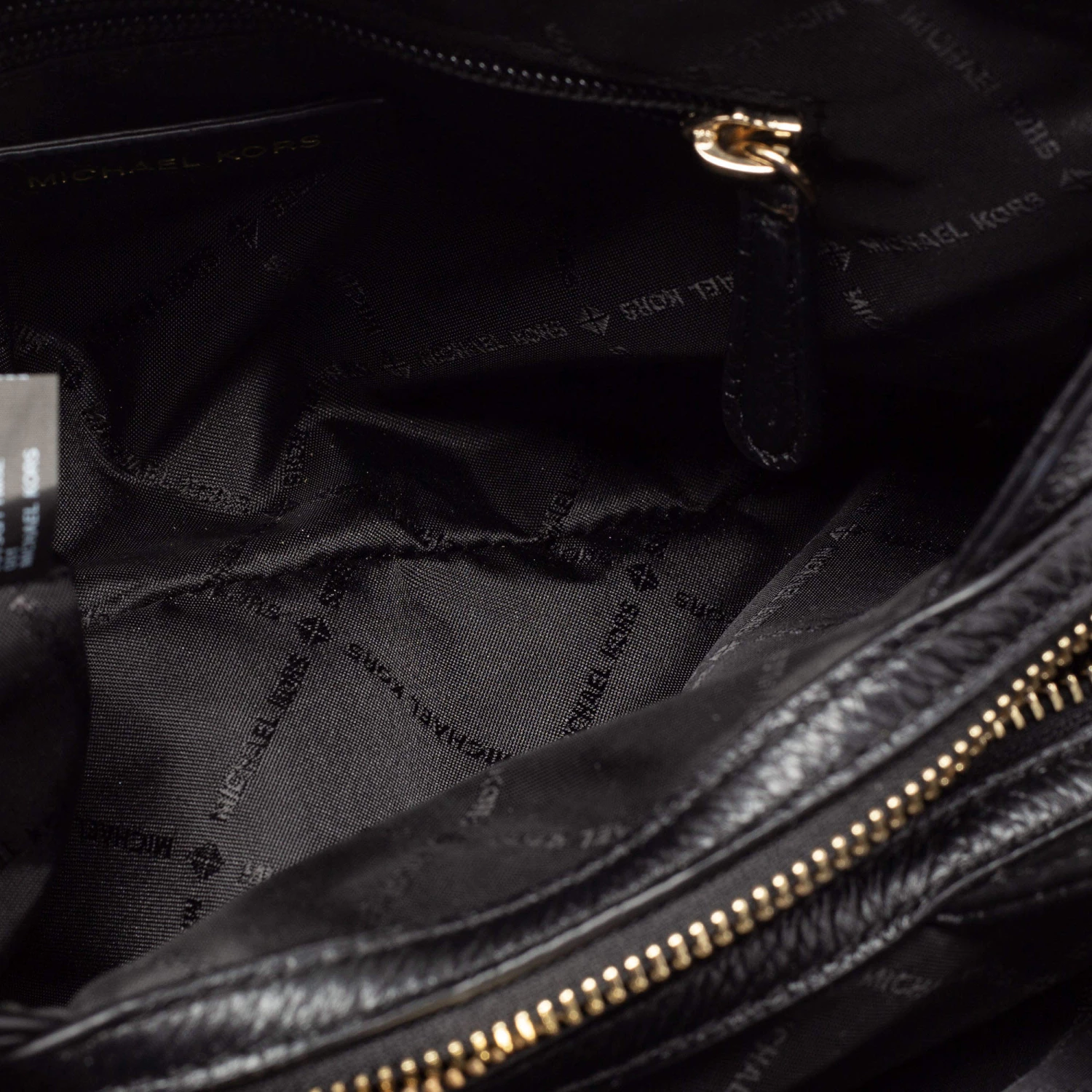 Michael Kors Black Leather Jet Set Chain Shoulder Bag For Women - Image 8