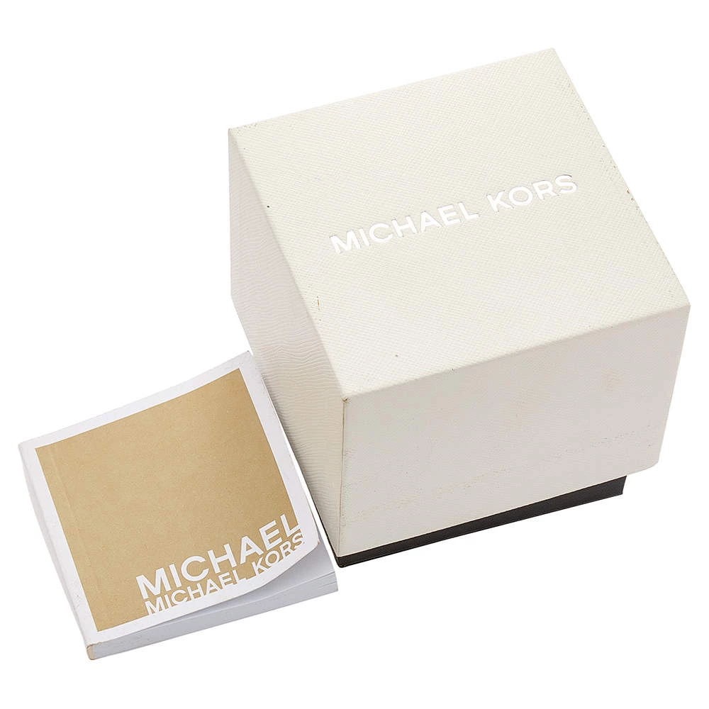 Michael Kors White Rose Gold Plated Stainless Steel Whitney MK6694 Women's Wristwatch 38 Mm For Women - Image 8